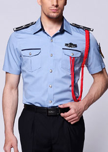 高檔別墅物業保安服襯衫 夏裝